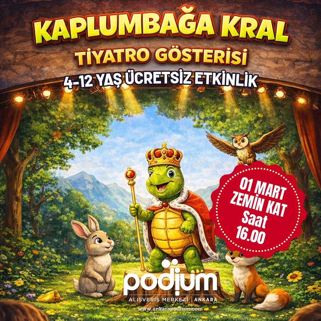 Kaplumbağa Kral Tiyatro Gösterisi