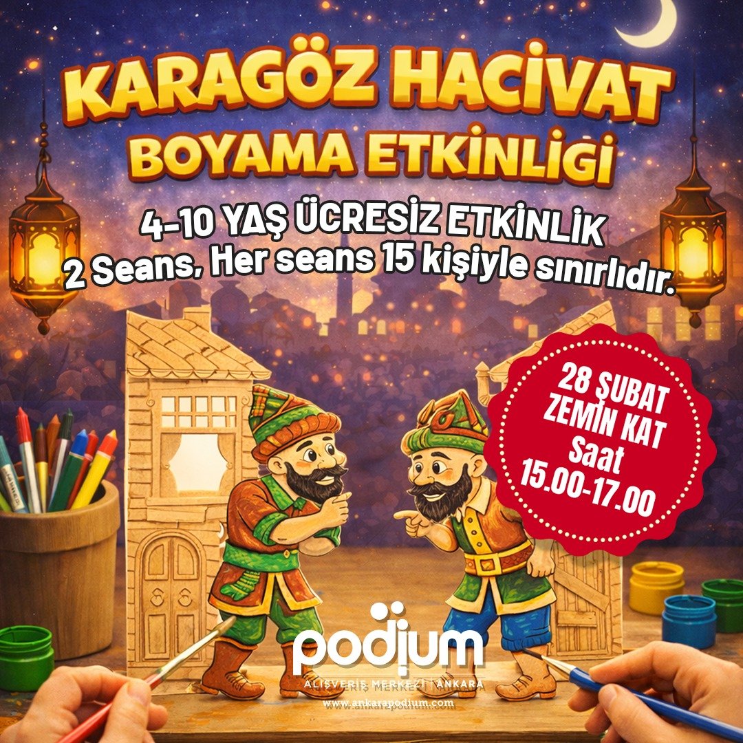Karagöz Hacivat Boyama Etkinliği