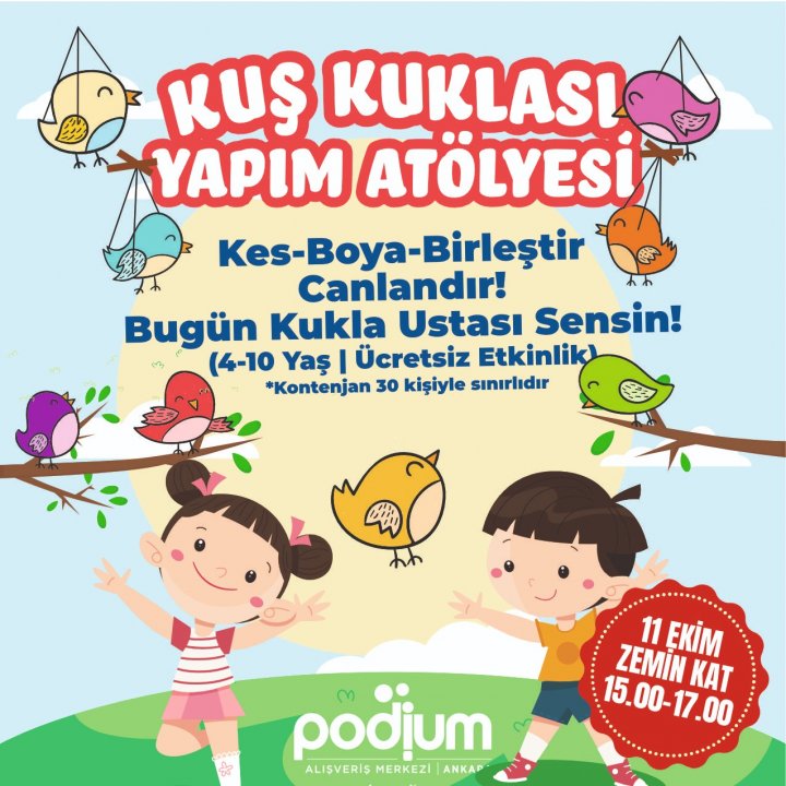 Kuş Kukla Atölyesi - Ankara Podium AVM