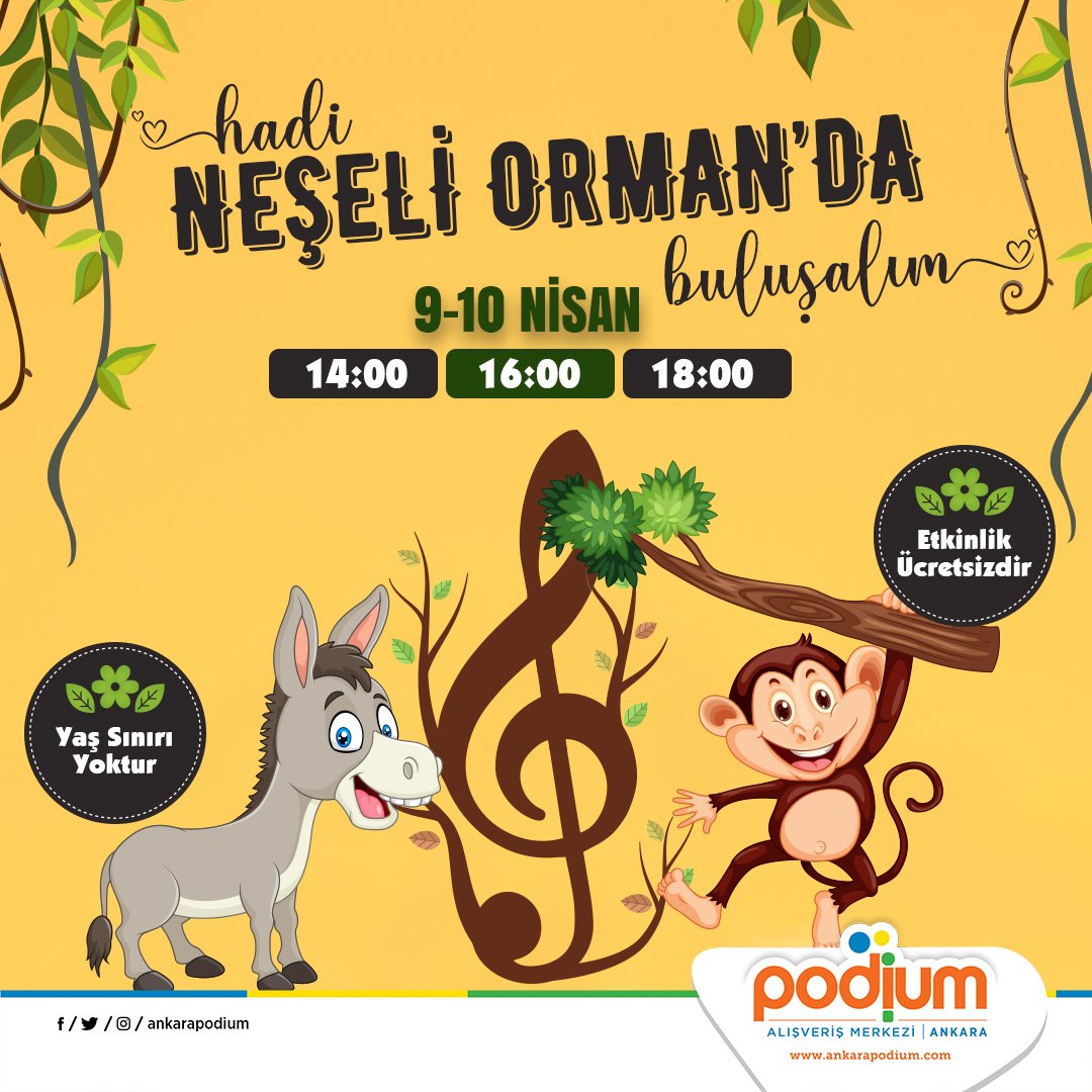 Neşeli Orman Müzikali  - Ankara Podium AVM