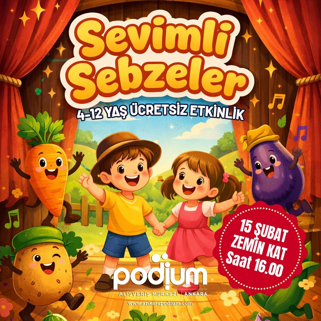 Sevimli Sebzeler Tiyatro Oyunu